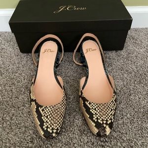 J. Crew sling back heel